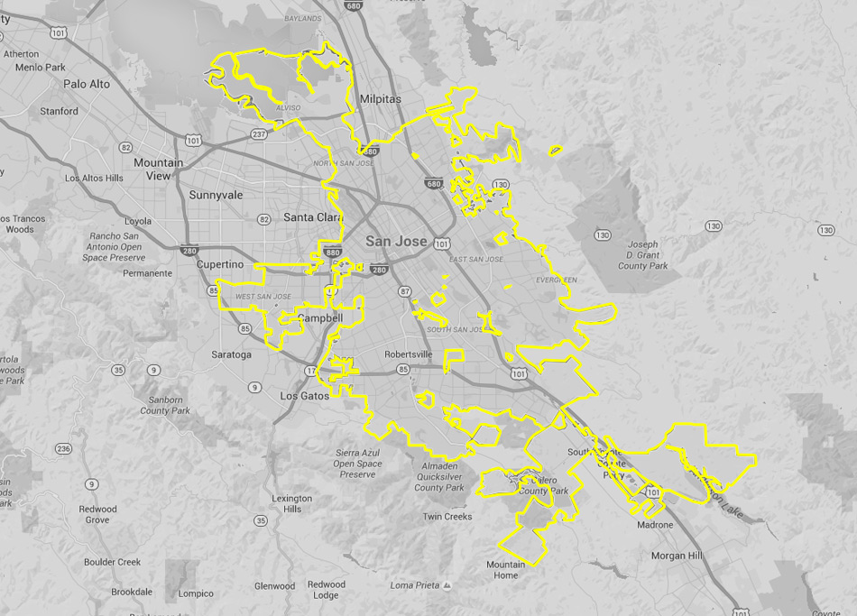 San Jose map