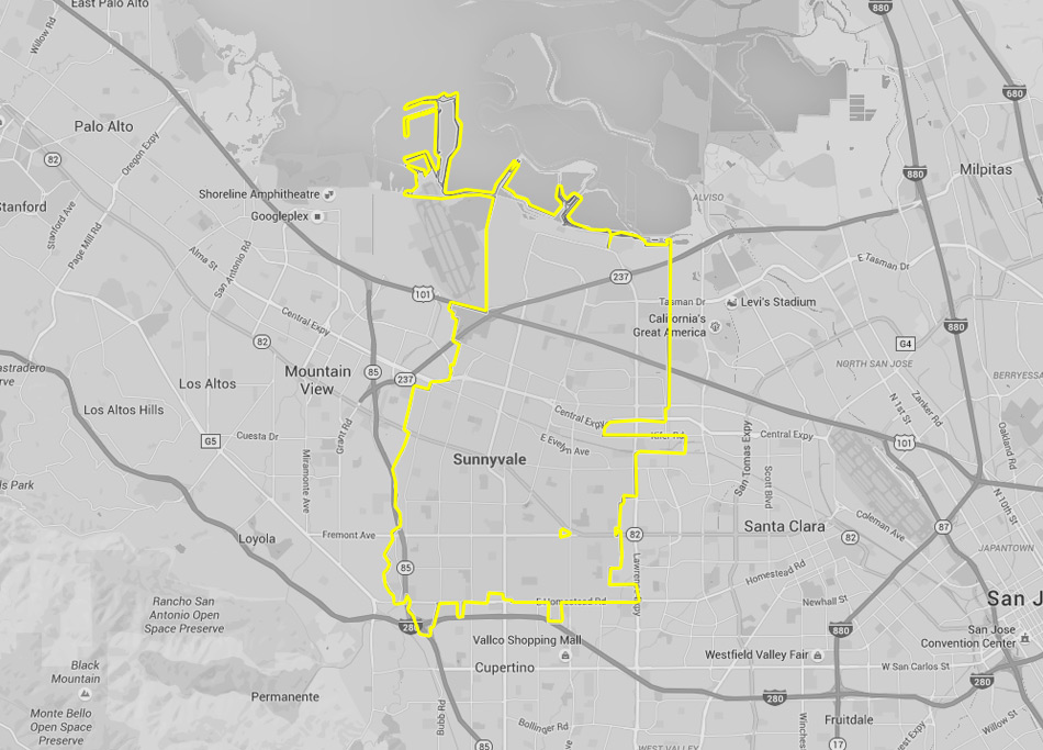 Sunnyvale - Silicon Valley Yellow Checker Cab